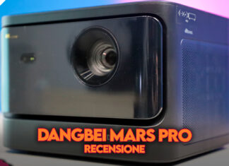 recensione dangbei mars pro proiettore 4k android economico qualità audio funzioni caratteristiche lumen luminosità migliore app sconto coupon prezzo italia