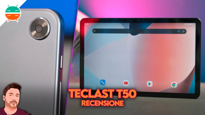 Recensione Teclast T50 tablet android economico 4g cellulare display 2k prestazioni caratteristiche fotocamera schermo prezzo sconto coupon amazon italia