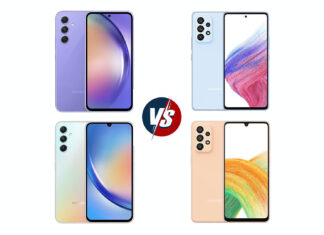 samsung galaxy a54 vs a53 a34 vs a33