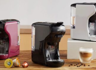 Macchina per caffè espresso 4-in-1 HiBREW H1A 1450W offerta marzo 2023