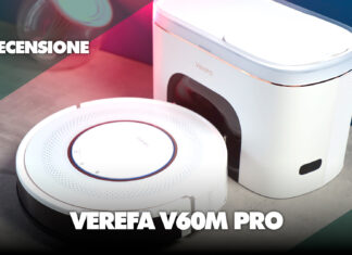 Recensione Verefa V60M Pro robot aspirapolvere autosvuotamento autopulente economico potente compatto caratteristiche mop prezzo coupon sconto italia