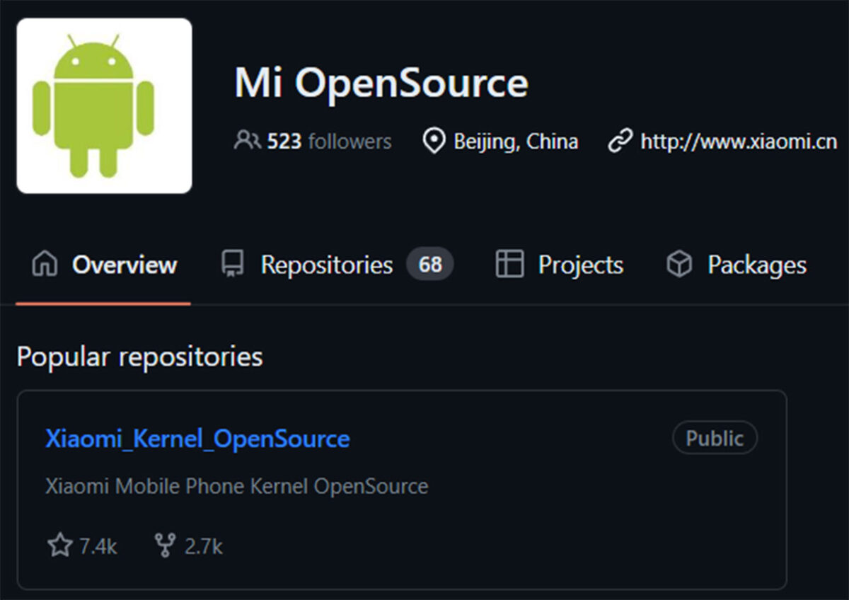 xiaomi android kernel mi opensource