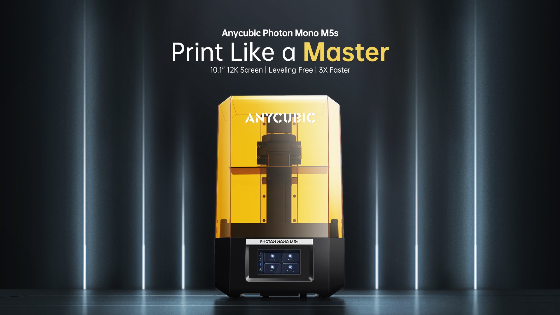 Anycubic Photon Mono M5s è la stampante 3D per veri Pro, con schermo 12K  per la massima precisione! 