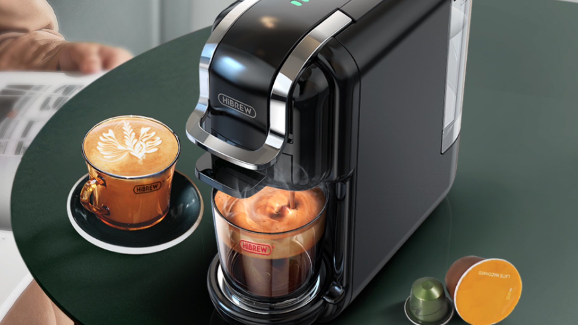 La nuova macchina del caffè HiBREW è universale e costa meno di 100€ 