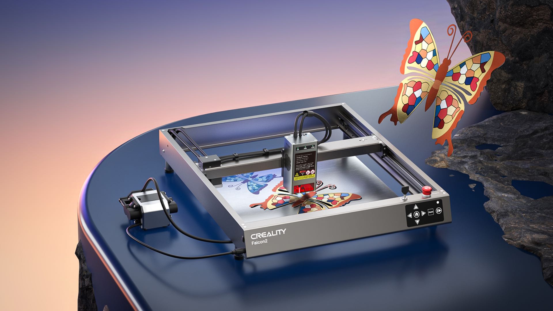 Creality presenta Falcon2 40W, la nuova versione del suo incisore laser a  colori 