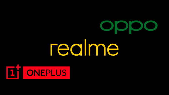 oppo oneplus realme