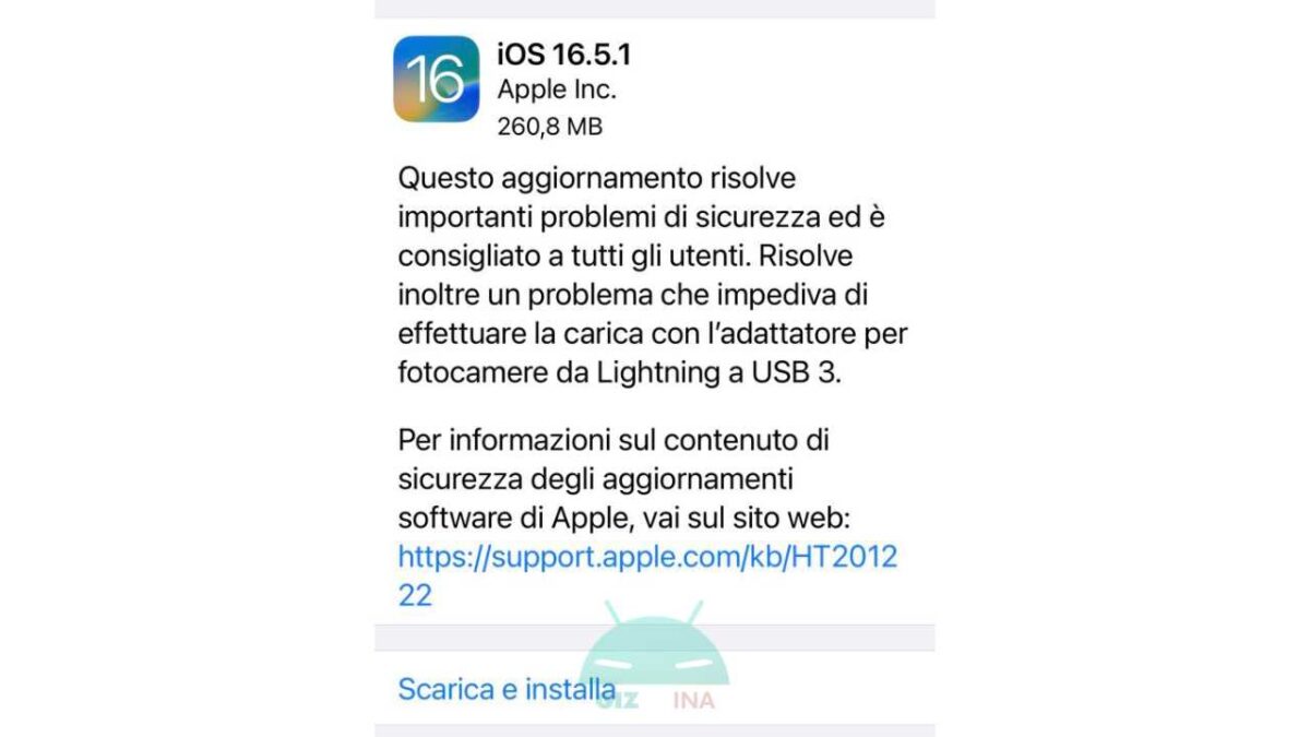 Apple iOS 16.5.1