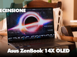 recensione Asus ZenBook 14X OLED