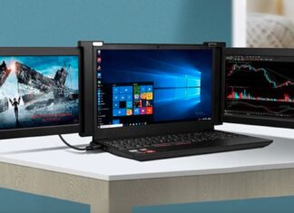 TomTop lancia una super offerta: risparmia quasi il 50% sul doppio monitor portatile per notebook