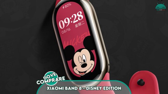 Dove comprare Xiaomi Band 8 x Disney