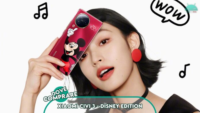 Xiaomi CIVI 3 x Disney dove comprare