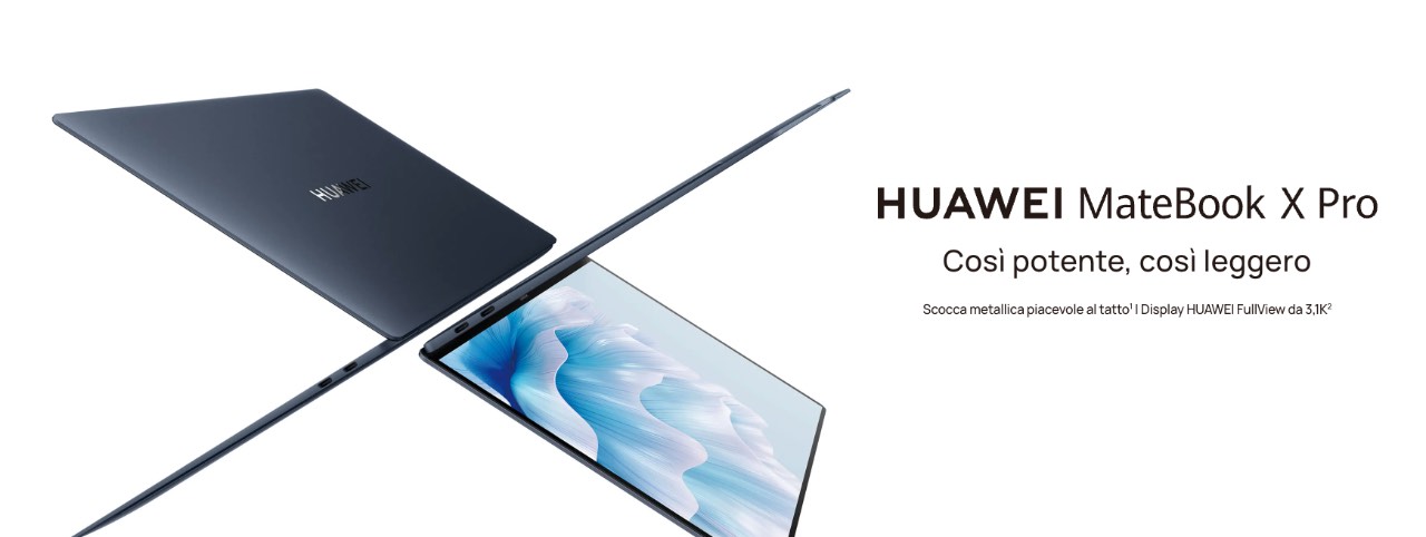 Huawei MateBook X Pro (2023) e MateBook 16s (2023) ufficiali in Italia: prezzi e novità