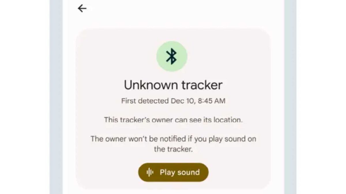 Tracciamento tracker Android