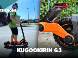 Recensione KugooKirin G3 monopattino elettrico 1200w economico potente prezzo ruote batteria sterrato sconto italia