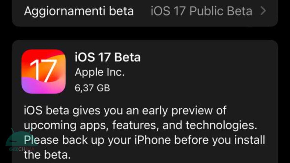 Apple iOS 17 Beta