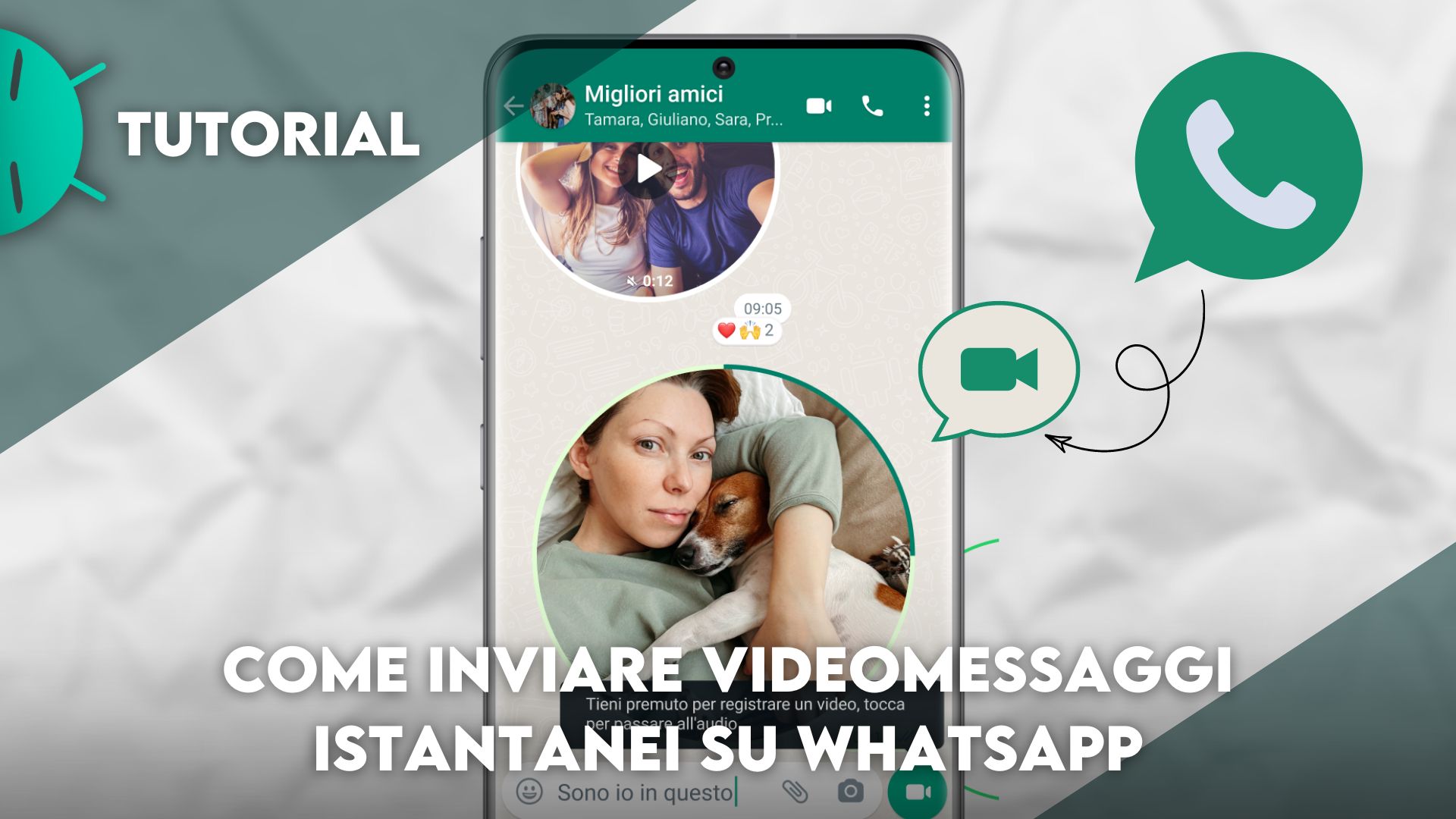 Come inviare videomessaggi istantanei su WhatsApp