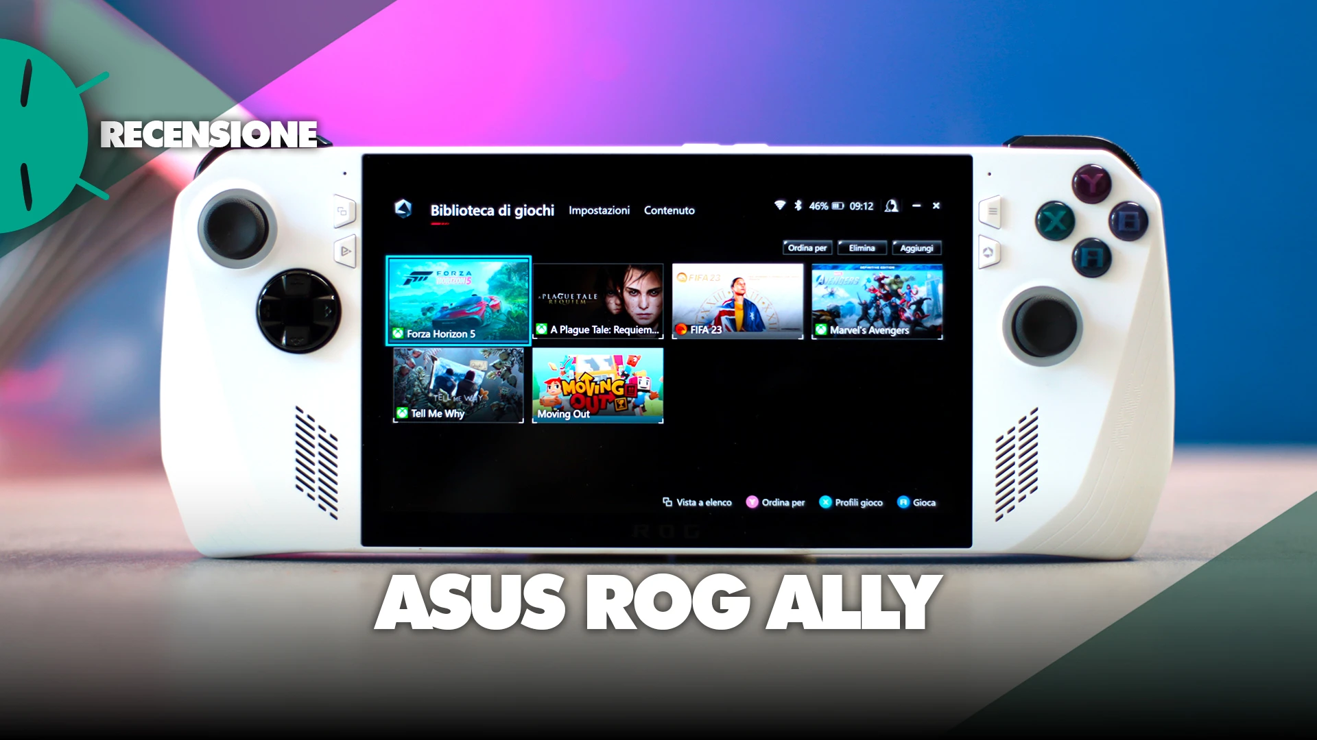 Asus-consola de juegos ROG Ally (2023) RC71L Ryzen Z1 Extreme