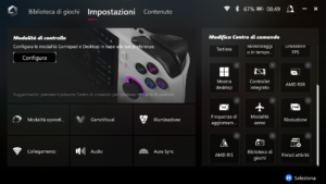Recensione Asus ROG Ally console portatile windows giochi AAA steam deck caratteristiche prestazioni display fps batteria prezzo sconto italia