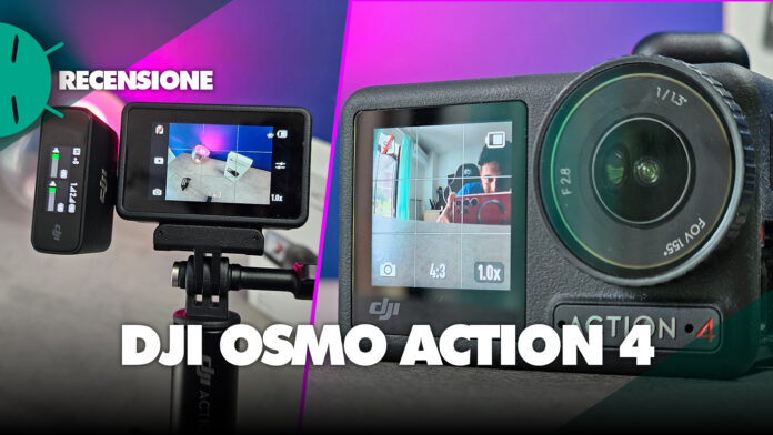 Recensione DJI OSMO Action 4 action cam economica gopro caratteristiche stabilizzazione qualità batteria display prezzo sconto coupon amazon italia