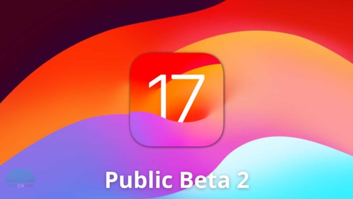 iOS 17 Beta Pubblica 2
