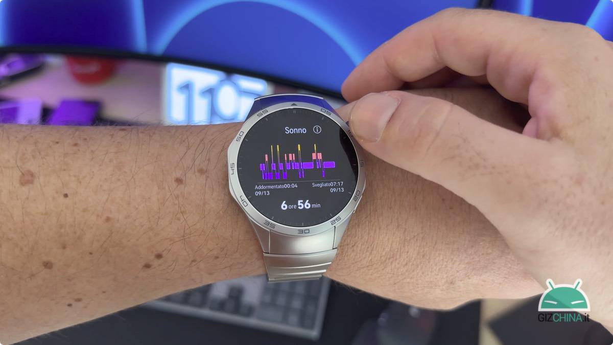 Recensione Huawei Watch GT 4 smartwatch economico acciaio iphone android fitness sonno cardiaco prezzo caratteristiche sconto offerta italia