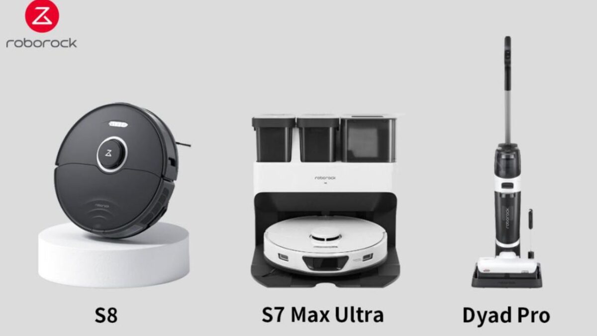 Roborock S8, S7 MAX Ultra e Dyad Pro
