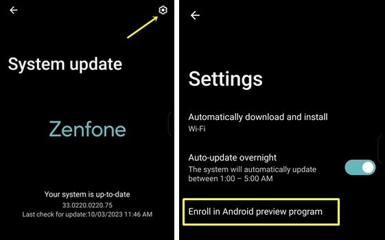 Per ASUS Zenfone 10 è tempo di assaggiare Android 14