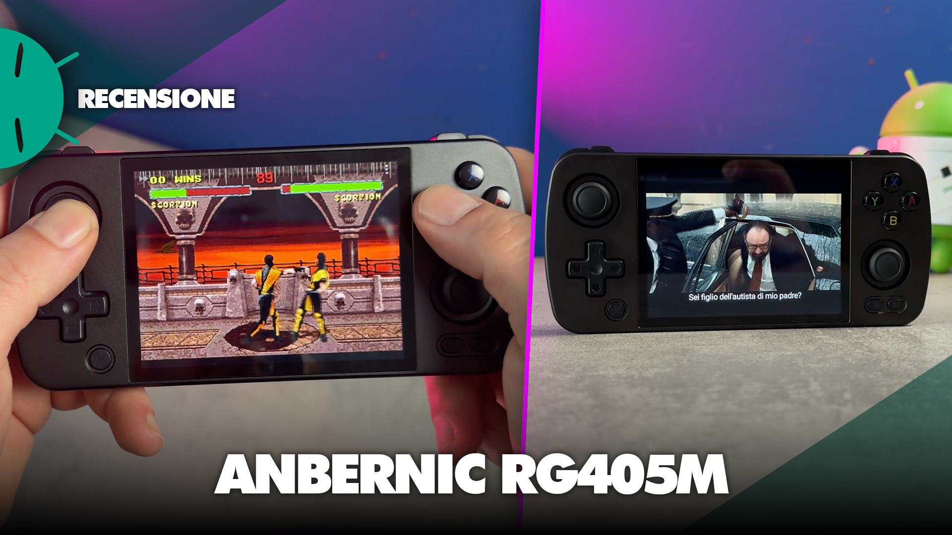 Recensione ANBERNIC RG405M: retro console con Android 