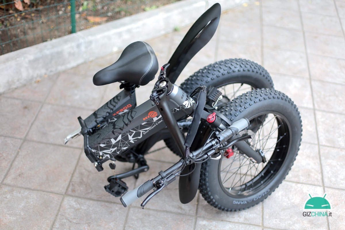 Recensione BEZIOR XF200 bici fat bike elettrica bicicletta pieghevole pedalata assistita economica potente 1000w italia prezzo coupon sconto offerta