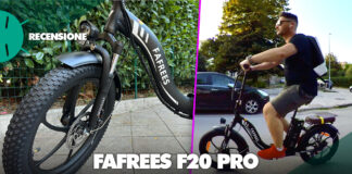 Recensione fafrees f20 pro migliore fat bike elettrica pieghevole città 250w legale italia prezzo caratteristiche autonomia prestazioni motore velocità sconto offerta