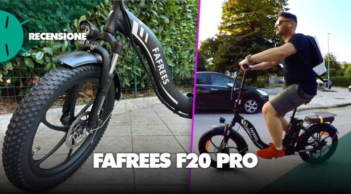 Recensione fafrees f20 pro migliore fat bike elettrica pieghevole città 250w legale italia prezzo caratteristiche autonomia prestazioni motore velocità sconto offerta