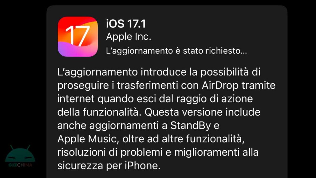 iOS 17.1