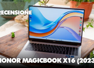 honor magicbook x16 2023 recensione notebook