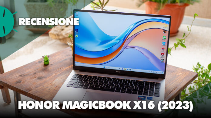 honor magicbook x16 2023 recensione notebook