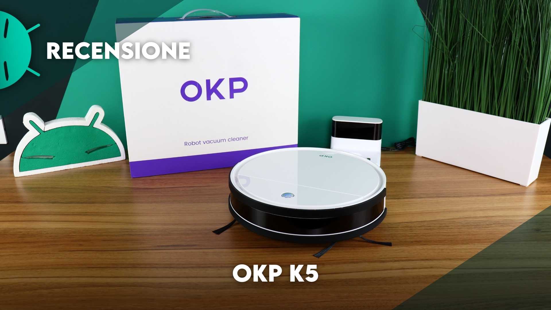 Recensione OKP K5: il robottino essenziale ed economico per le pulizie in  casa 
