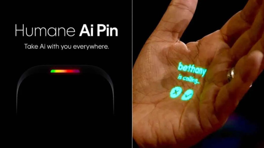 Pin oficial da Humane AI: é o wearable para dizer adeus ao smartphone ...