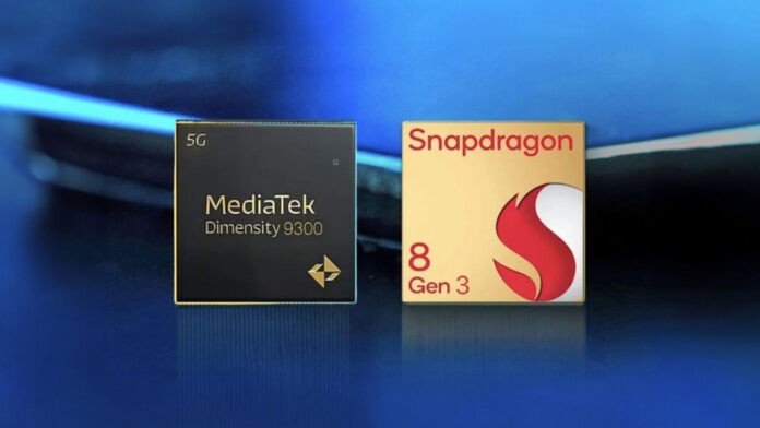 mediatek dimensity 9300 snapdragon 8 gen 3