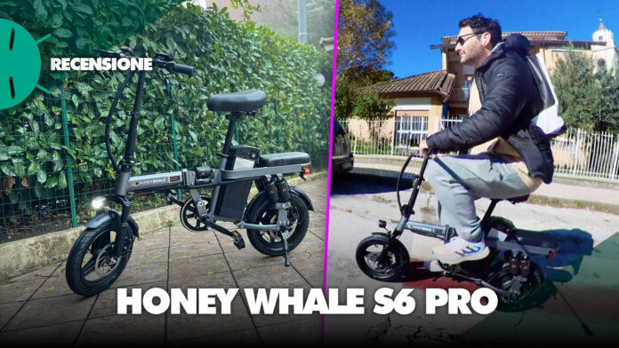 Recensione-honeywhale-s6-pro-bici-elettrica-pieghevole-economica-caratteristiche-prezzo-sconto-batteria-coupon-italia-COPERTINA