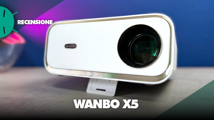 recensione wanbo x5 proiettore android portatile caratteristiche qualità prestazioni prezzo sconto italia coupon