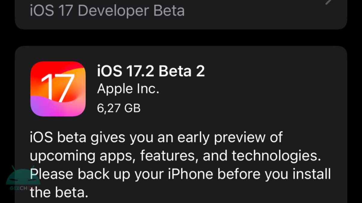 iOS 17.2 Beta 2