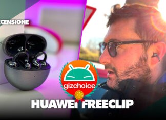 Recensione Huawei FreeClips auricolari bluetooth wireless senza filo suono confronto prezzo italia