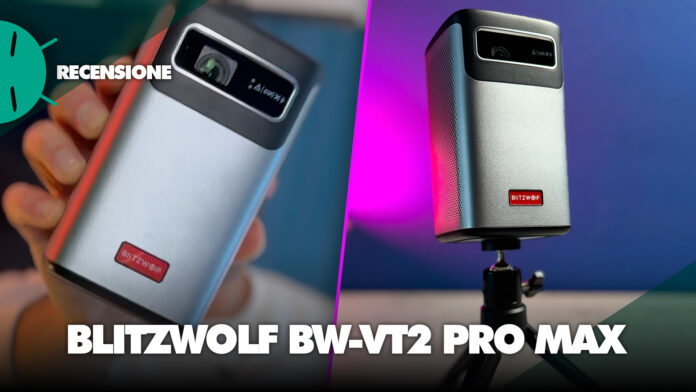 recensione blitzwolf bw-vt2 promax proiettore android portatile caratteristiche qualità prestazioni prezzo sconto italia coupon