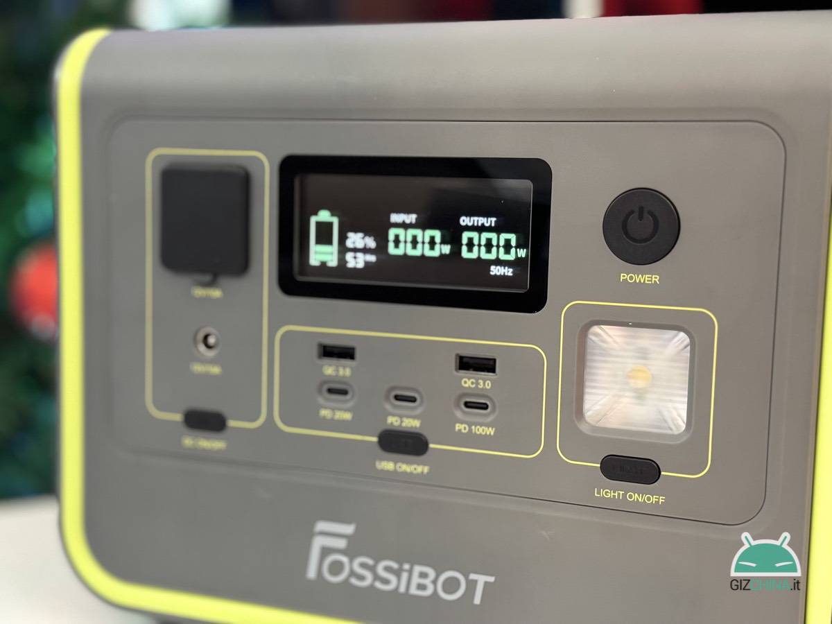 Recensione fossibot f800 power station portatile compatta potente accumulo accumulatore solare solari caratteristiche autonomia ricarica italia sconto prezzo coupon