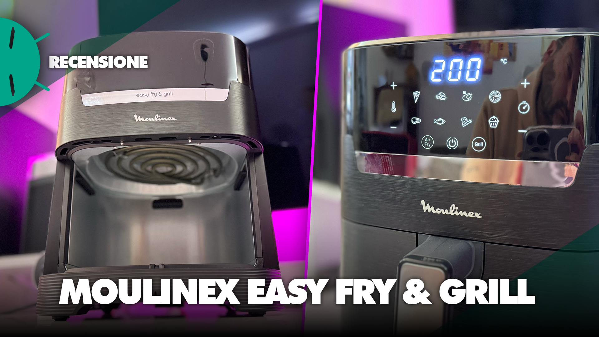 Moulinex Air Fryer&Grill Easy Fry - Claudia&Julia