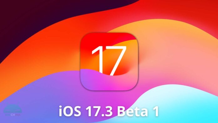 Apple iOS 17.3 Beta 1