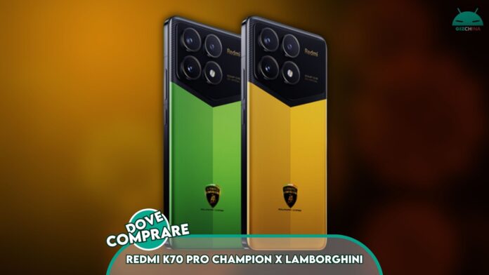 Dove comprare Redmi K70 Pro Champion x Lamborghini