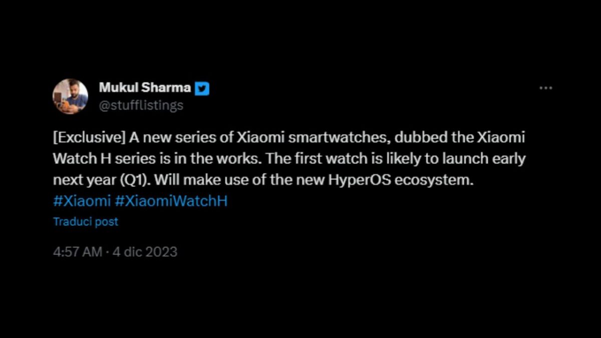 Xiaomi Watch H