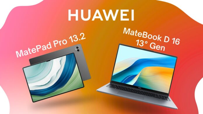 huawei matebook d d16 matepad 13.2