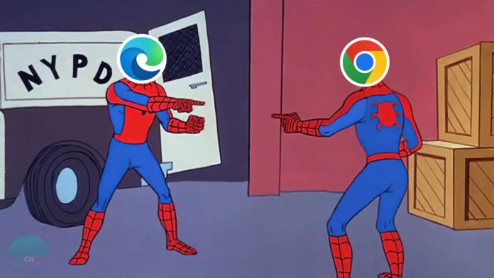 Microsoft Edge Google Chrome