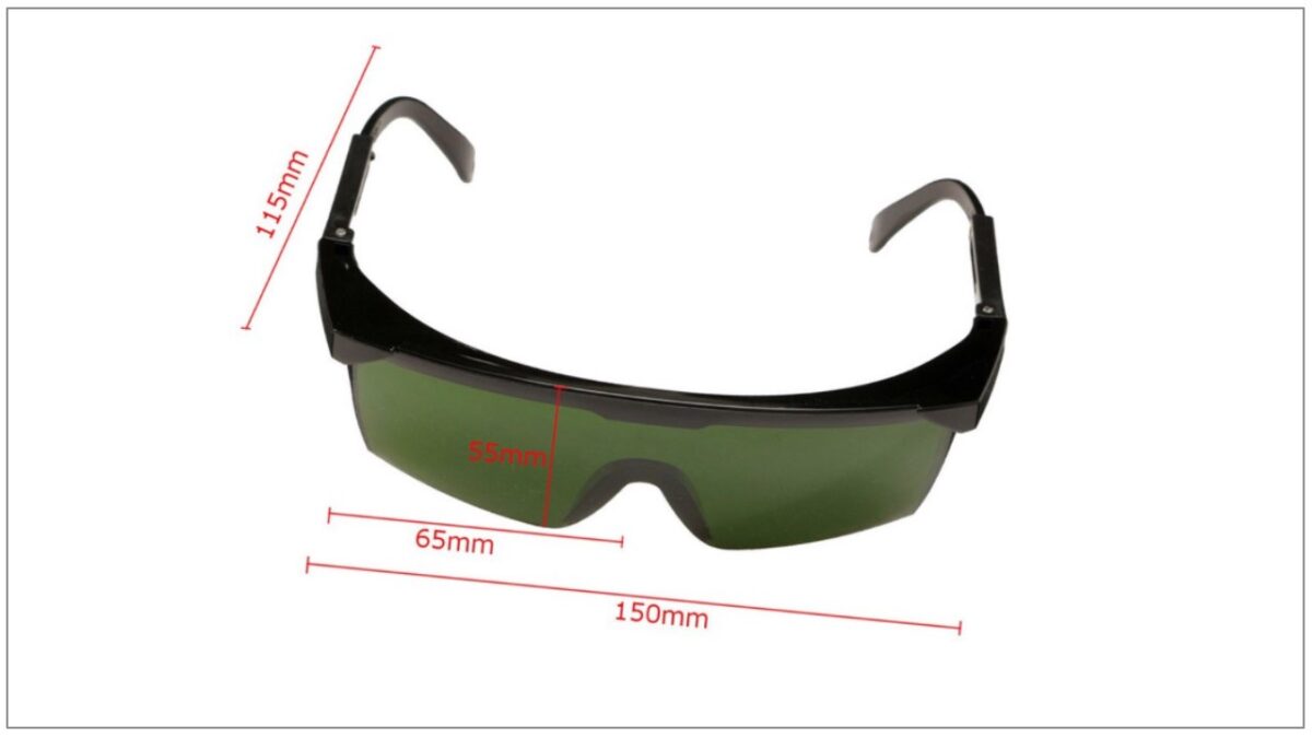 occhiali protettivi laser